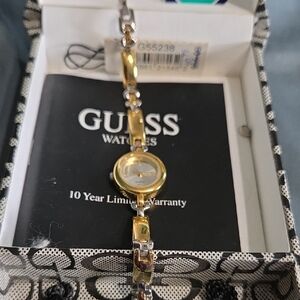 Guess Women's Two-Tone Gold and Silver Watch